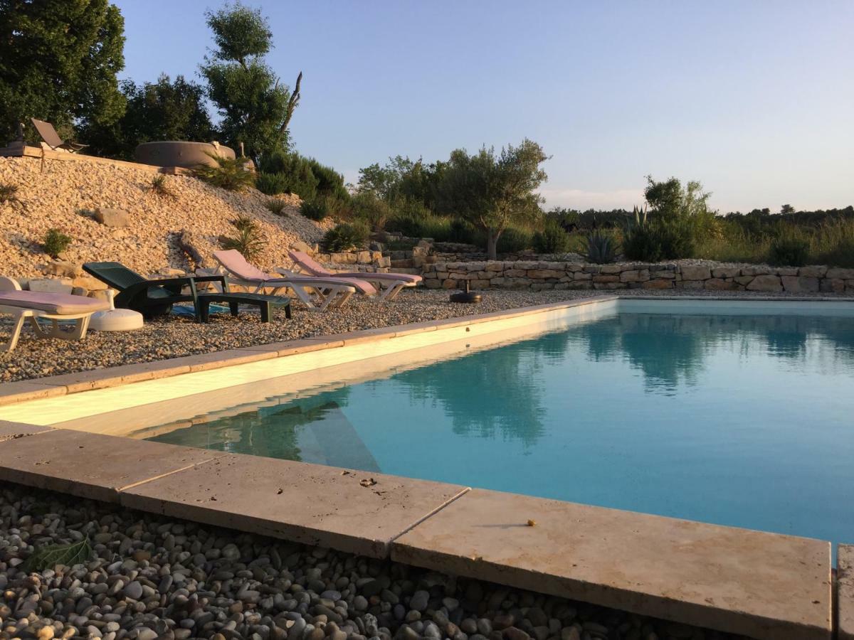 Les Agaves Piscine Panoramique Vue Exceptionnelle Bed & Breakfast Гроспиер Екстериор снимка